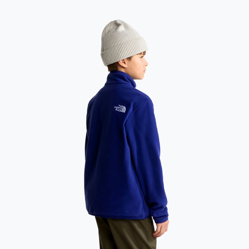 Детски поларен суитшърт The North Face Teen Glacier 1/4 Zip bold blue 3