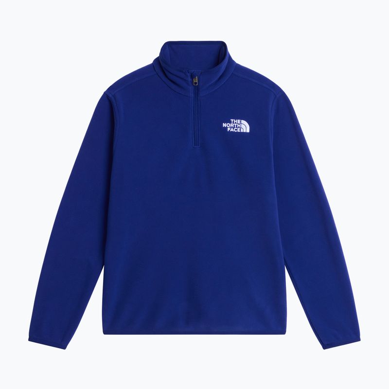 Детски поларен суитшърт The North Face Teen Glacier 1/4 Zip bold blue 4