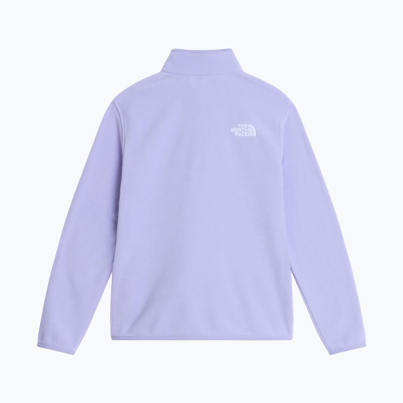 Детски поларен суитшърт The North Face Teen Glacier 1/4 Zip pale plum 5