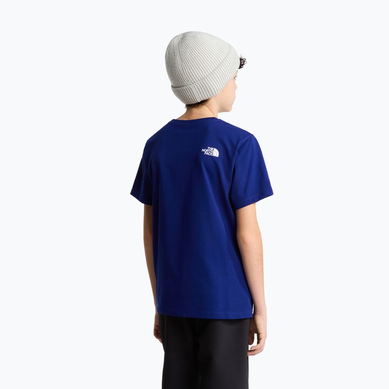 Детска тениска The North Face Evolution Half Dome SS Tee bold blue 5