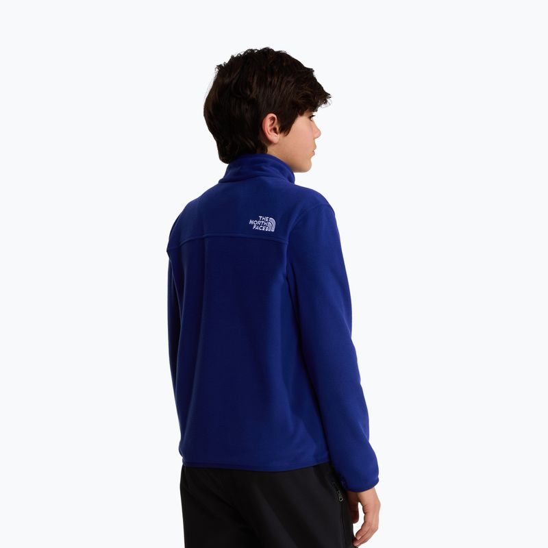 Детски поларен суитшърт The North Face Glacier Full Zip bold blue 3