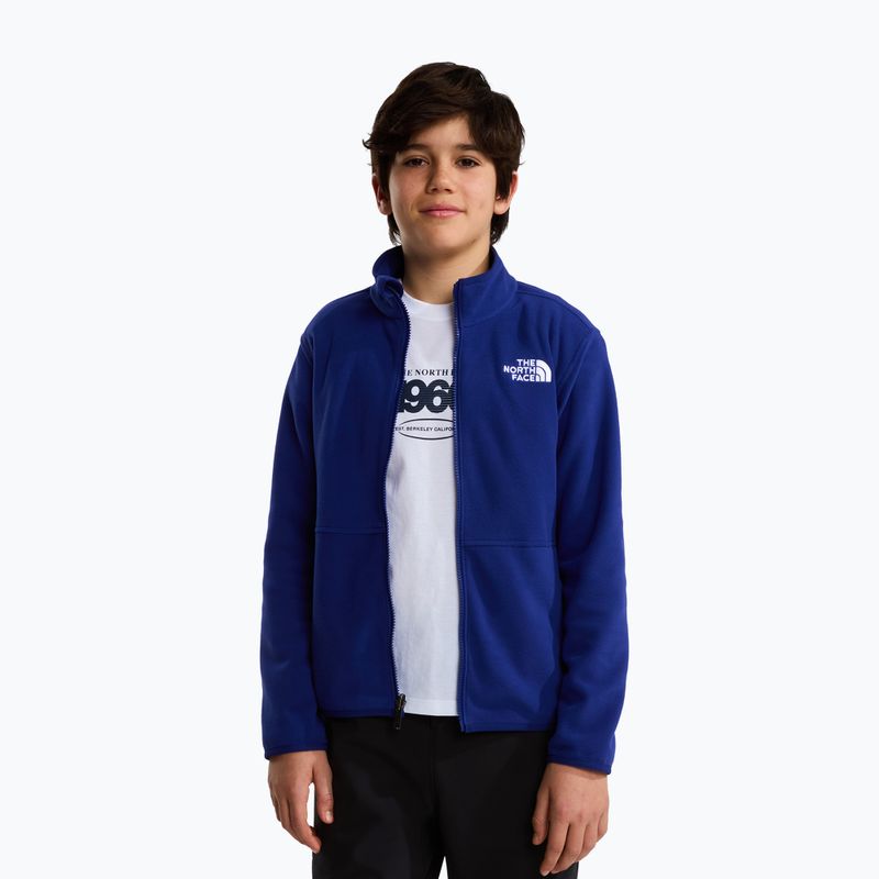 Детски поларен суитшърт The North Face Glacier Full Zip bold blue 4