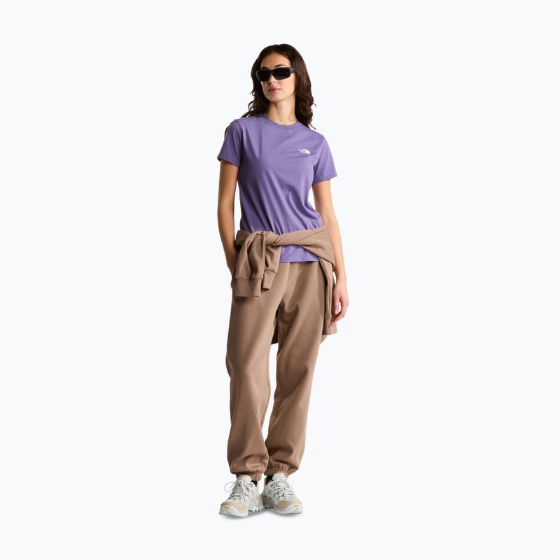 Дамска тениска The North Face Evolution Simple Dome Slim SS grounded plum 2