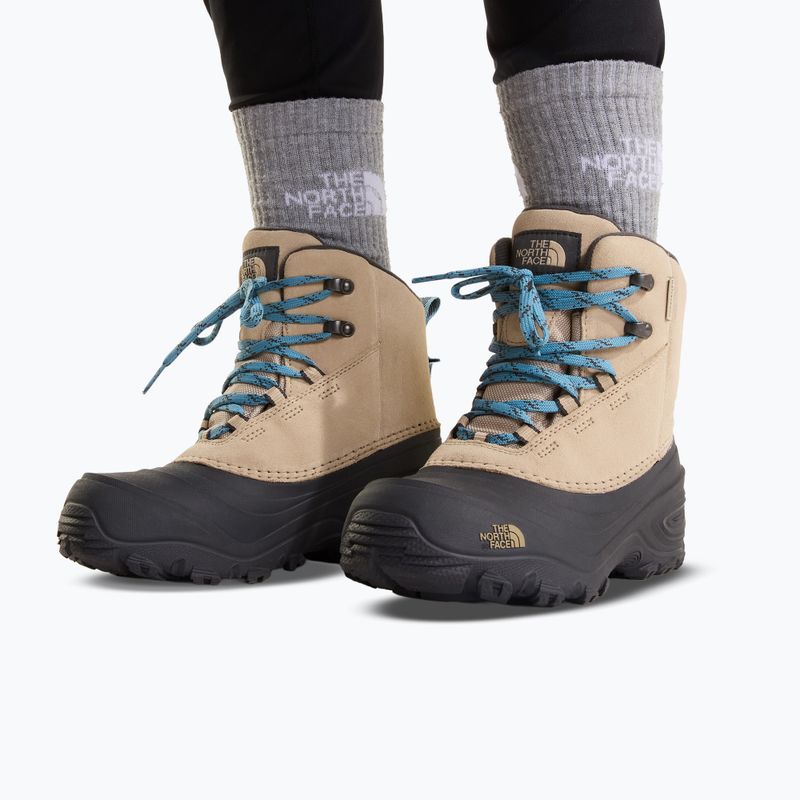 Детски ботуши за сняг The North Face Chilkat V Lace Wp timeless taupe/pale teal 5