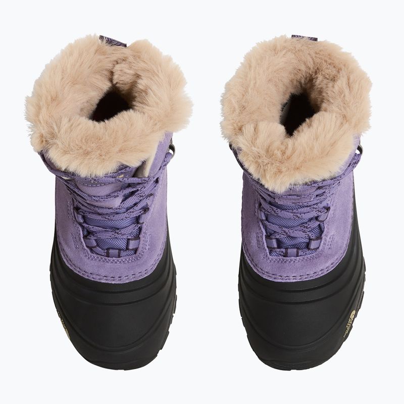 Детски ботуши за сняг The North Face Shellista V Lace Wp grounded plum/endless dus 4