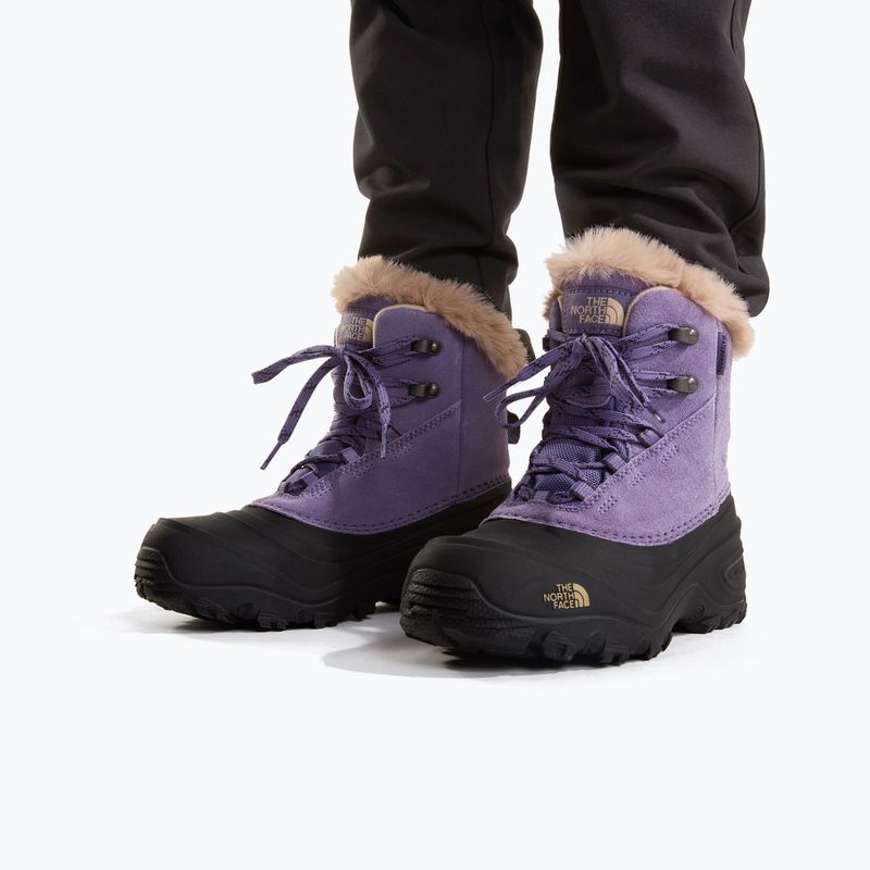 Детски ботуши за сняг The North Face Shellista V Lace Wp grounded plum/endless dus 5