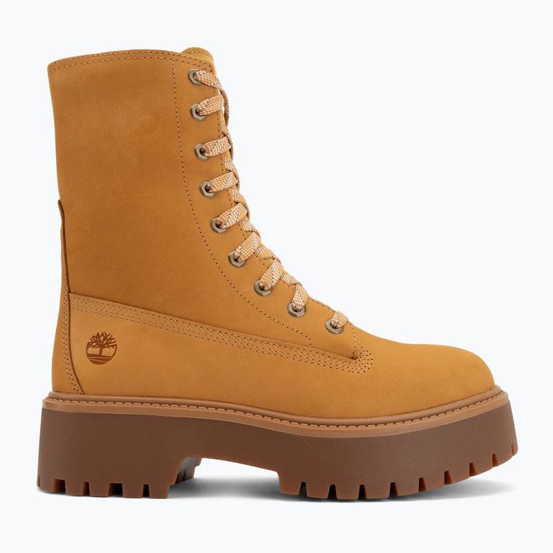 Дамски обувки Timberland Stone Street Mid Lace Up wheat nubuck 2