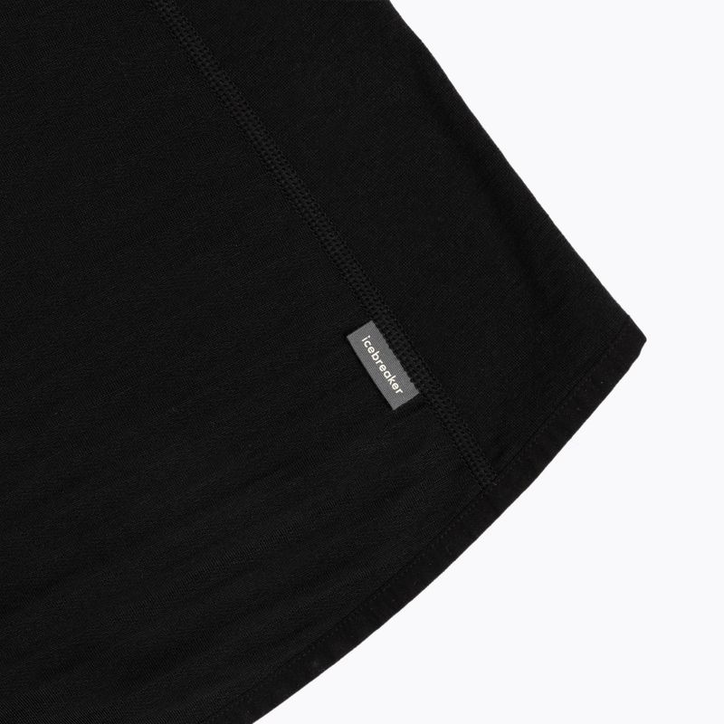 Дамски суитшърт за трекинг Icebreaker Merino 300 Realfleece Descender Zip Hoodie black 3