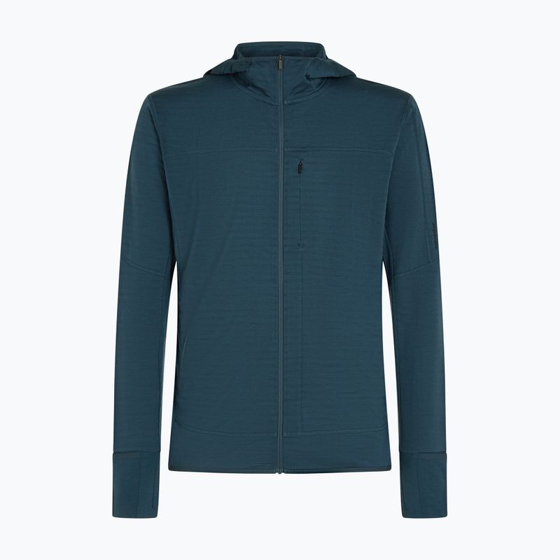 Мъжки суитшърт за трекинг Icebreaker Merino 300 Realfleece Descender Zip Hoodie abyss 10