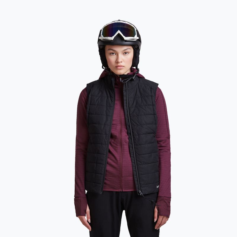 Дамски суитшърт за трекинг Icebreaker Merino 300 Realfleece Descender Zip Hoodie dark berry 7