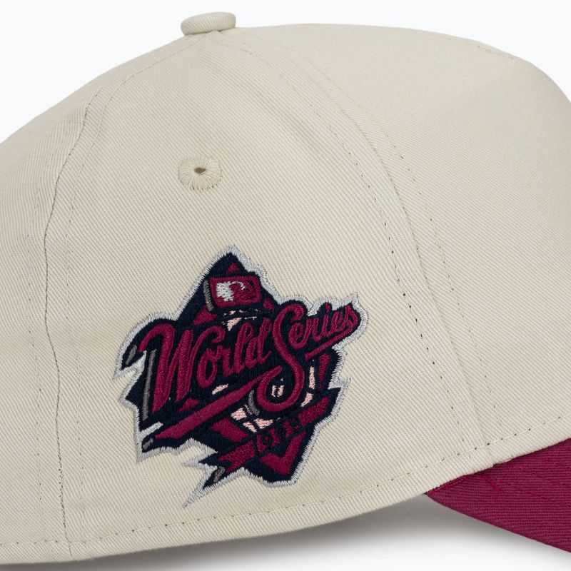New Era WS Patch Eframe New York Yankees бейзболна шапка светло бежова 5