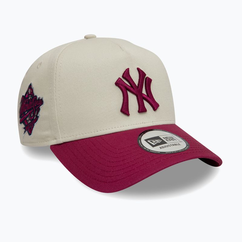 New Era WS Patch Eframe New York Yankees бейзболна шапка светло бежова