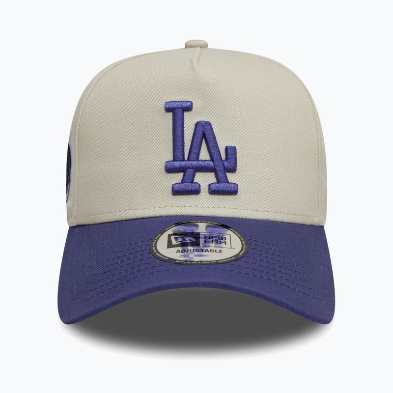 New Era WS Patch Eframe Los Angeles Dodgers бейзболна шапка светло бежова 2