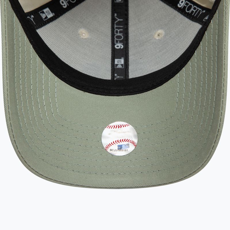 New Era WS Patch 9Forty Oakland Athletics бейзболна шапка светло бежова 6