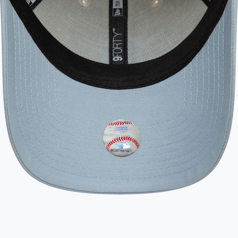 New Era WS Patch 9Forty New York Yankees бейзболна шапка светло бежова 6