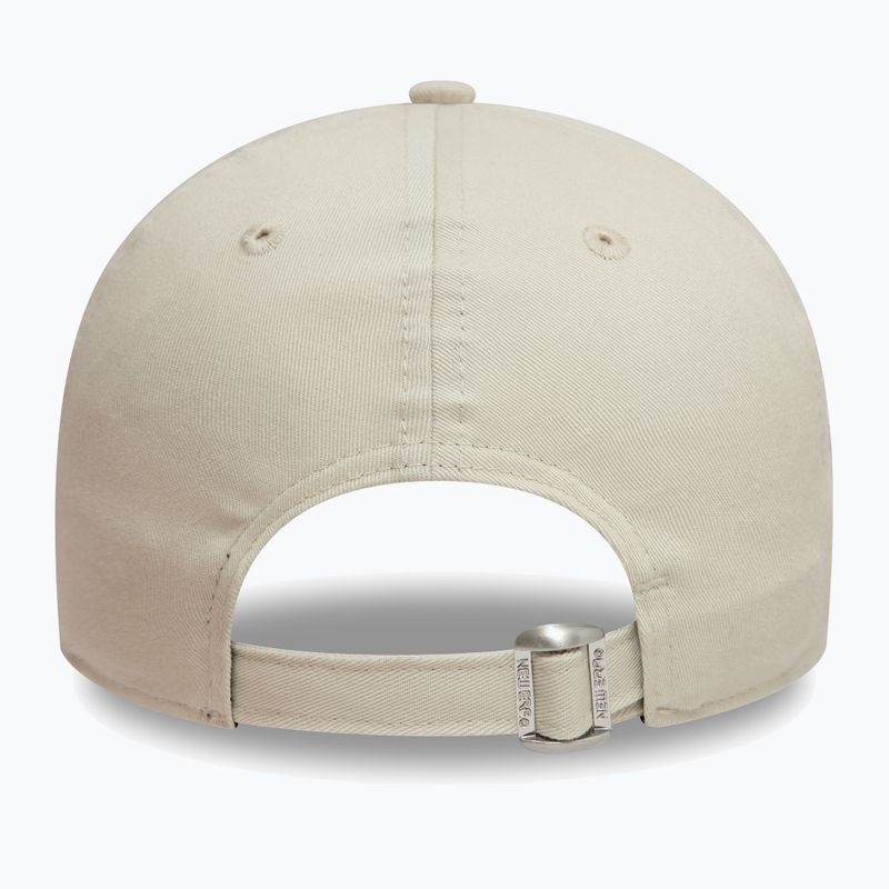 New Era WS Patch 9Forty Los Angeles Dodgers бейзболна шапка светло бежова 5