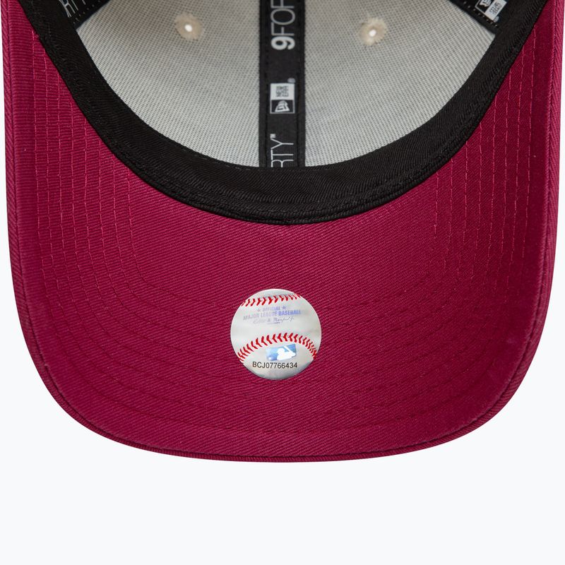 New Era WS Patch 9Forty Los Angeles Dodgers бейзболна шапка светло бежова 6