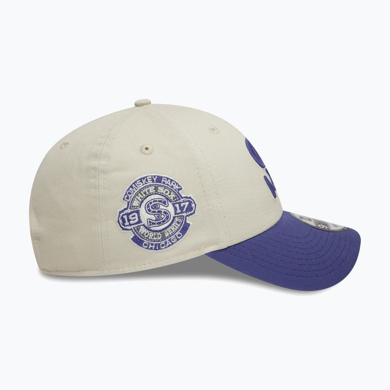 New Era WS Patch 9Forty Чикаго Уайт Сокс бейзболна шапка светло бежова 5