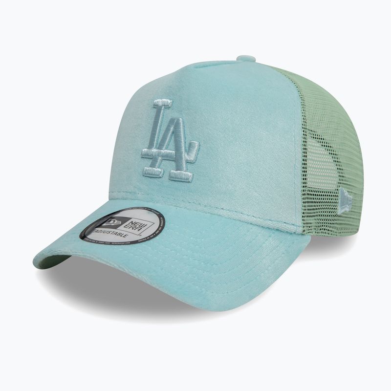 New Era Velour Trucker Los Angeles Dodgers green pstl бейзболна шапка 2
