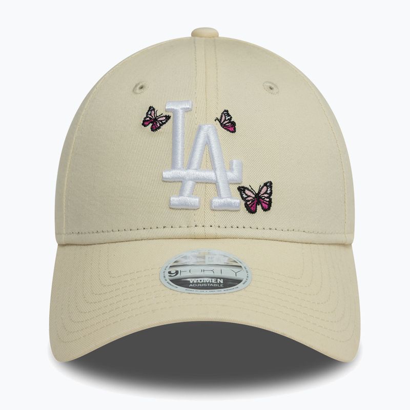 New Era Icon 9Forty Los Angeles Dodgers бейзболна шапка светло бежова 3