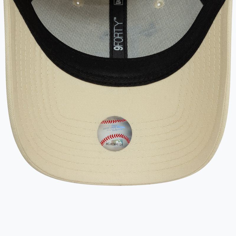 New Era Icon 9Forty Los Angeles Dodgers бейзболна шапка светло бежова 5