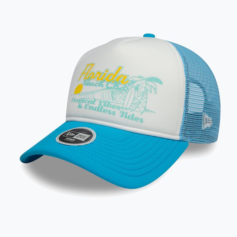 New Era Пяна Trucker бейзболна шапка пастелно синьо 2