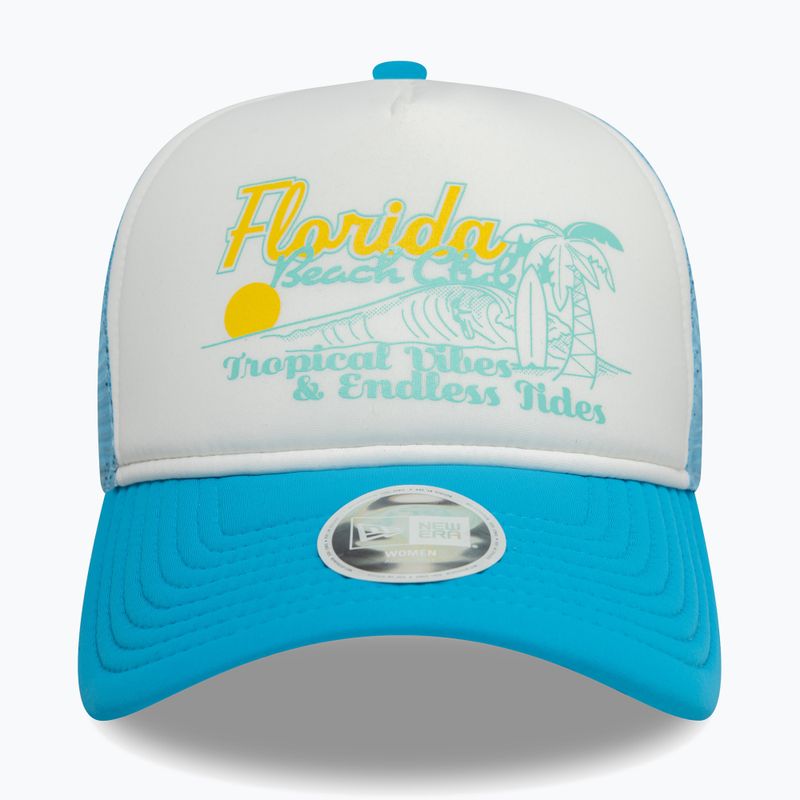 New Era Пяна Trucker бейзболна шапка пастелно синьо 3