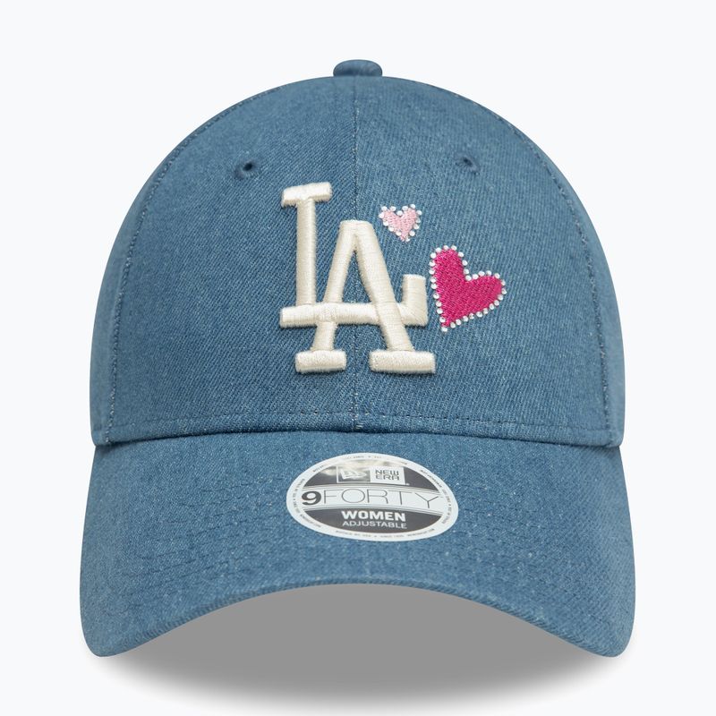 New Era Denim Icon 9Forty Los Angeles Dodgers бейзболна шапка за жени 2