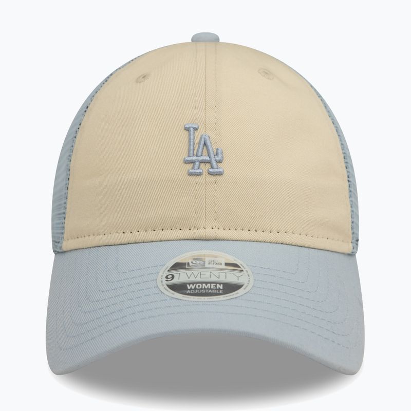 New Era 9Twenty Trucker Los Angeles Dodgers светло бежова бейзболна шапка 3