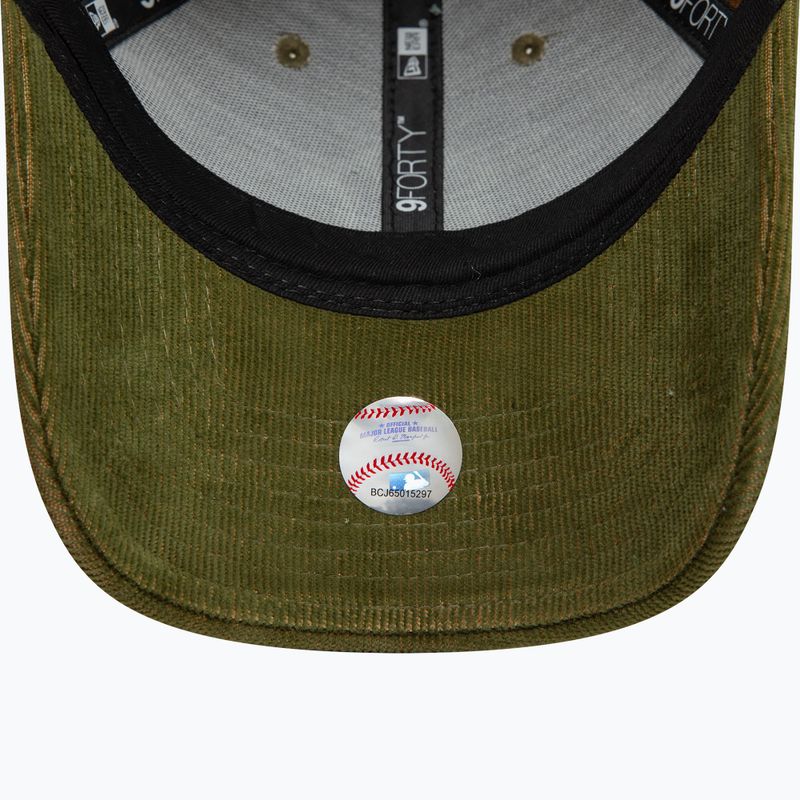 New Era Two Tone Cord 9Forty New York Yankees бейзболна шапка тъмнозелена 5