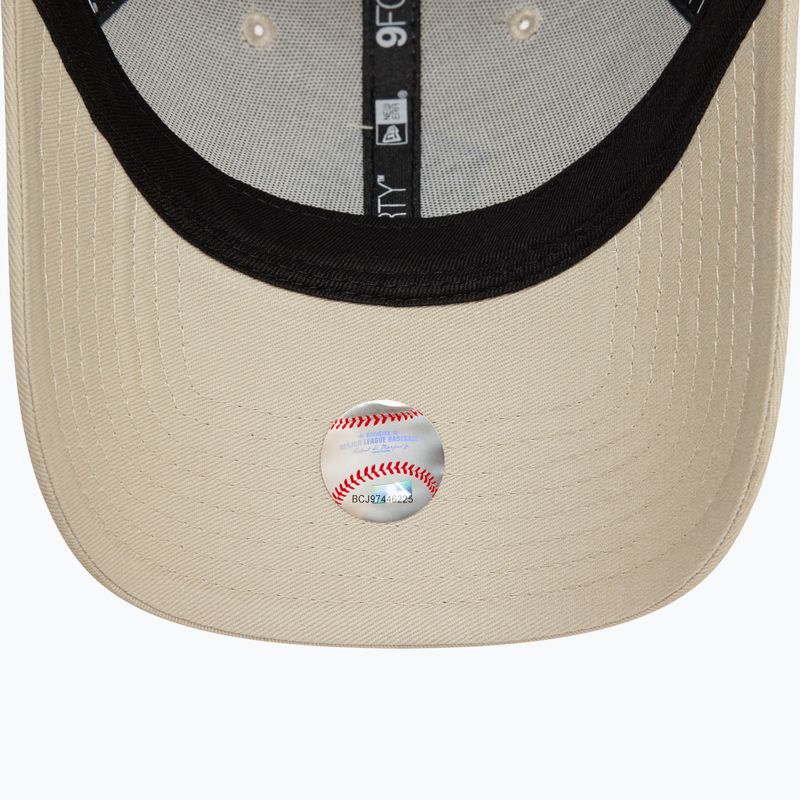 New Era Team Outline 9Forty New York Yankees светлобежова бейзболна шапка 3