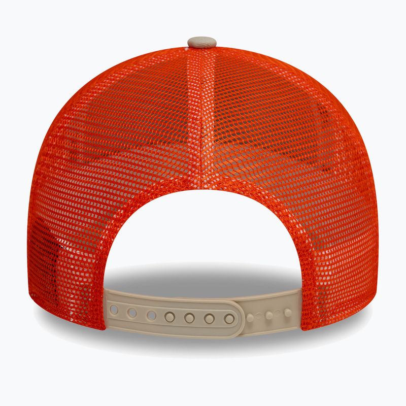 New Era Summer Patch Trucker бейзболна шапка светло бежова 4