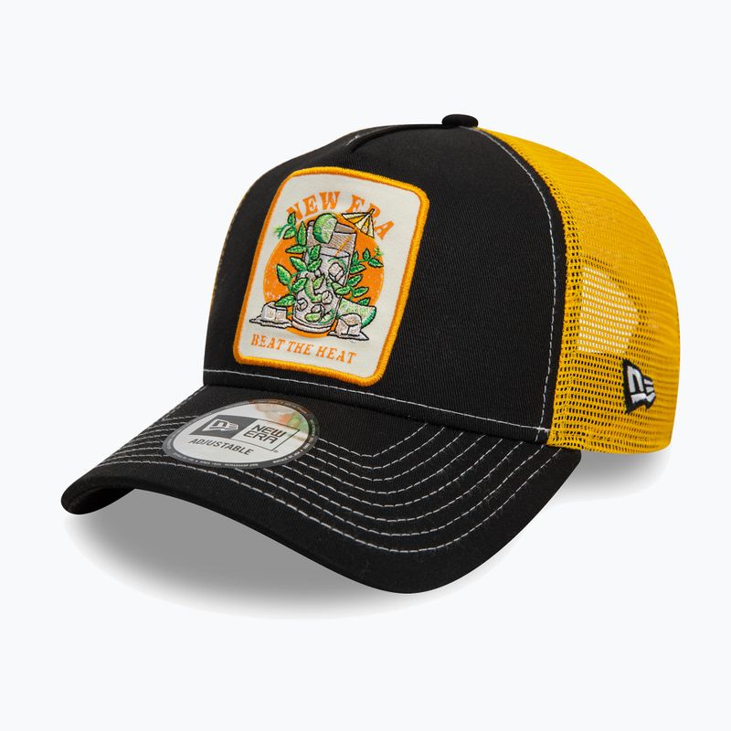 New Era Summer Patch Trucker бейзболна шапка черна 3