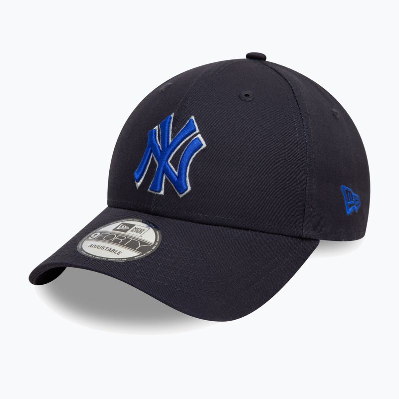 New Era Side Patch 9Forty New York Yankees бейзболна шапка navy 2