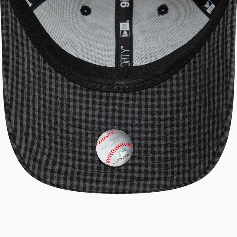 New Era Seersucker 9Forty Los Angeles Dodgers бейзболна шапка черна 5