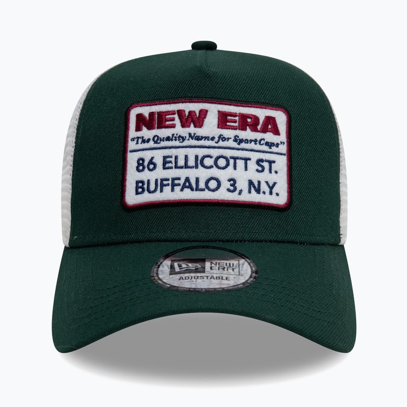 New Era NE Реколта Trucker бейзболна шапка тъмно зелено 2