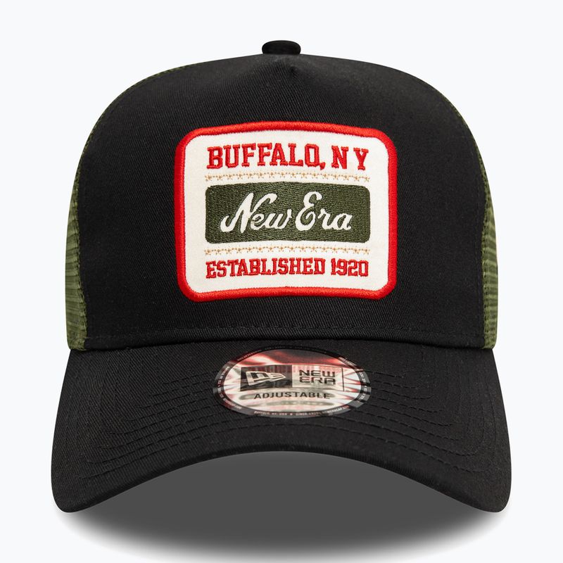 New Era NE Patch Trucker бейзболна шапка черна 3