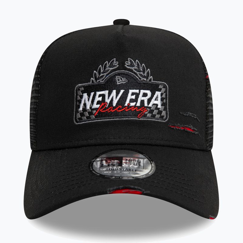 New Era NE Motorsport Trucker бейзболна шапка черна 3