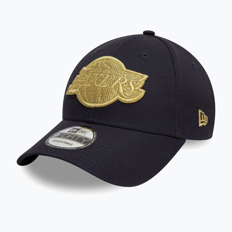 New Era Metallic 9Forty Los Angeles Lakers бейзболна шапка navy 3