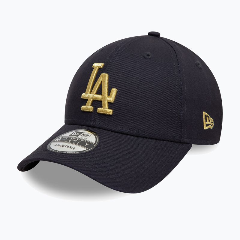 New Era Metallic 9Forty Los Angeles Dodgers бейзболна шапка navy 3