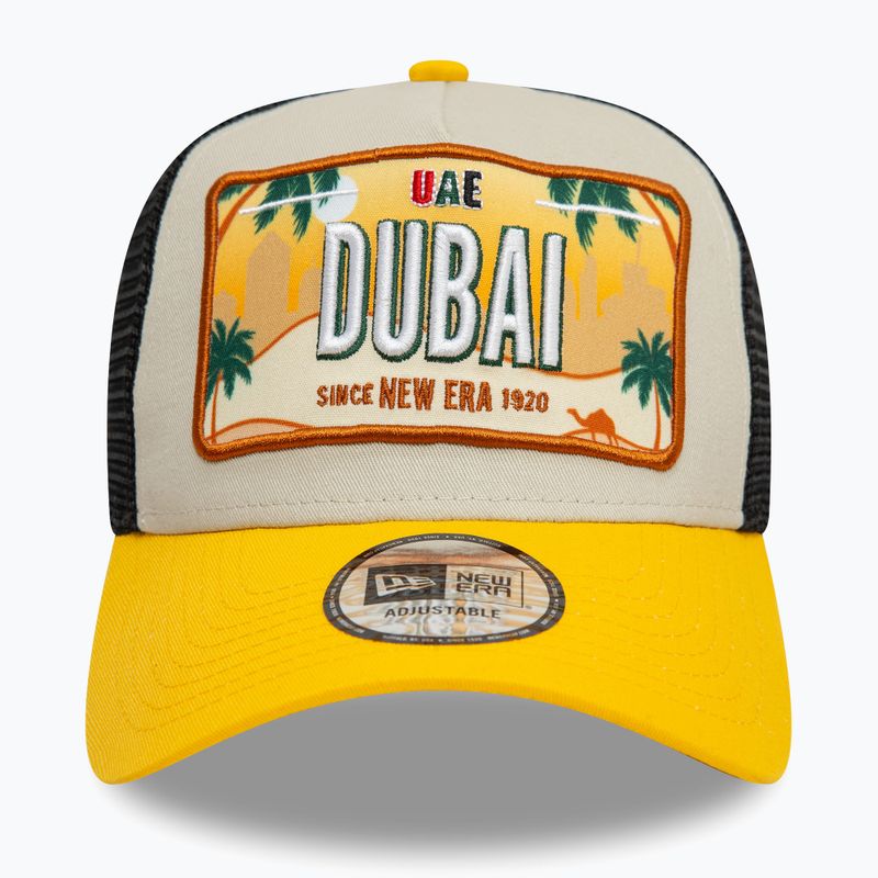 New Era Лицензионна табела Los Angeles Trucker светлобежова бейзболна шапка 3