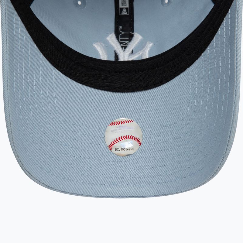 New Era League Essential 920 New York Yankees пастелно синя бейзболна шапка 5