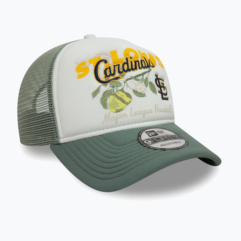 New Era Плодове Graphics Trucker бейзболна шапка ST. Сейнт Луис Кардиналс зелена пастелна