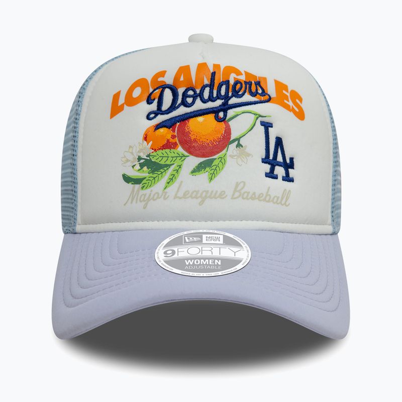 New Era Плодове Graphics Trucker Los Angeles Dodgers пастелно синя бейзболна шапка 2