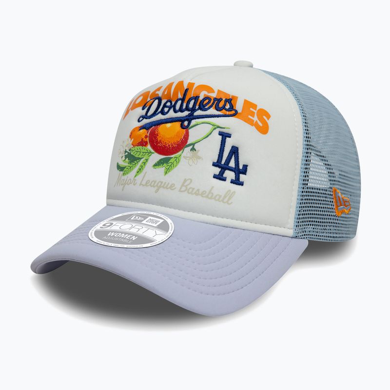 New Era Плодове Graphics Trucker Los Angeles Dodgers пастелно синя бейзболна шапка 3