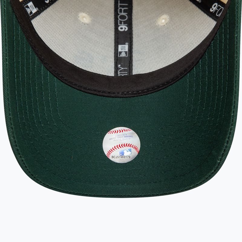 New Era Colourblock 9Forty Оукланд Атлетикс бейзболна шапка светло бежова 5