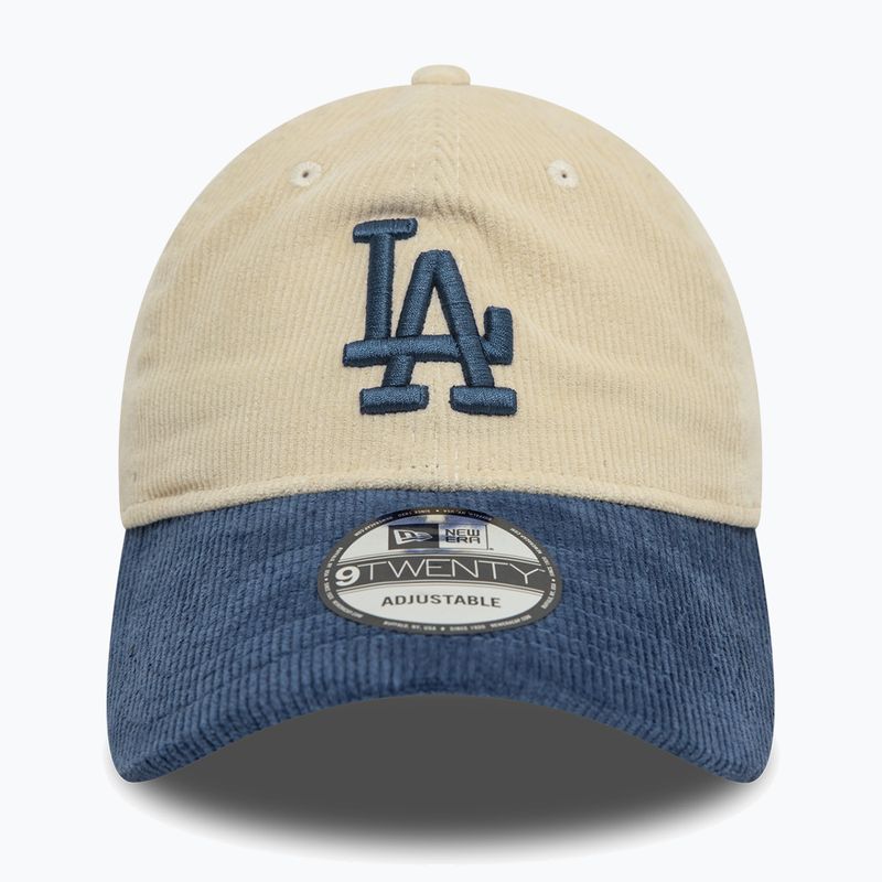 New Era Блок Корд 9Twenty Los Angeles Dodgers бейзболна шапка светло бежово 3