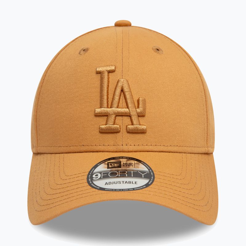 New Era League Essential 9Forty Los Angeles Dodgers тъмнобежова бейзболна шапка 2