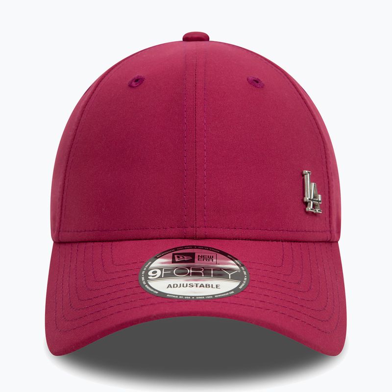 New Era Flawless 9Forty Los Angeles Dodgers бейзболна шапка тъмночервена 2