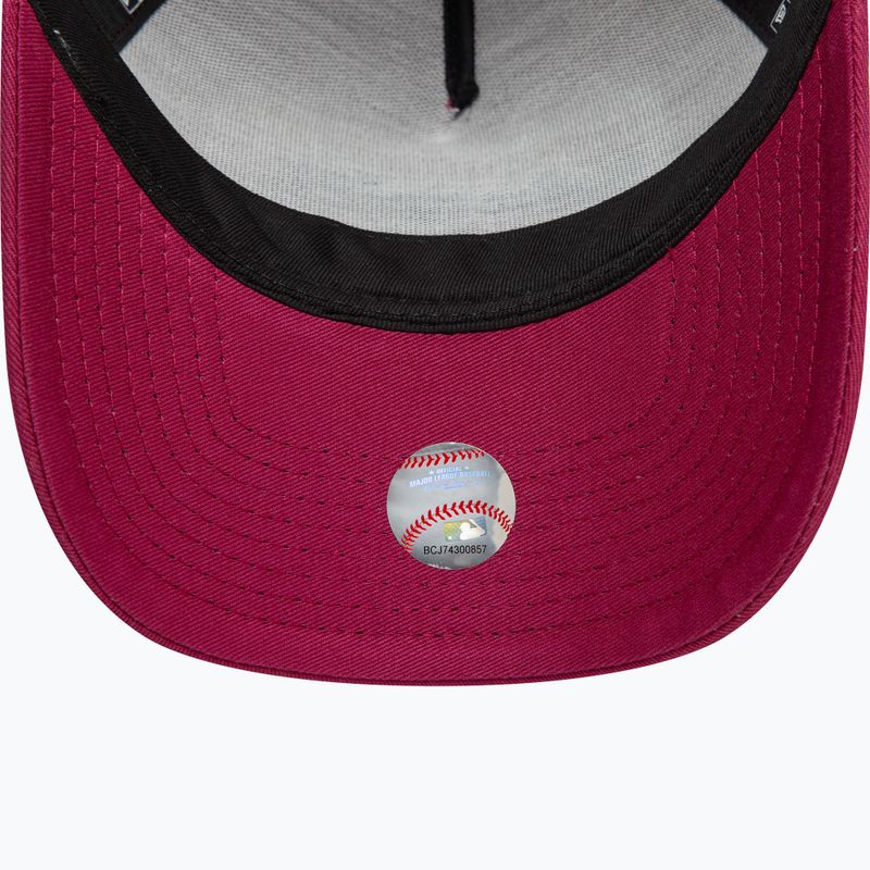 New Era MLB Patch Trucker Los Angeles Dodgers тъмночервена бейзболна шапка 5